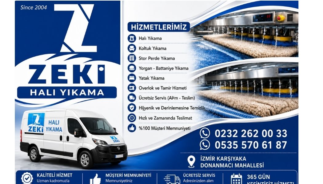 Karşıyaka Donanmacı Mahallesi Halı Yıkama – Profesyonel Çözüm